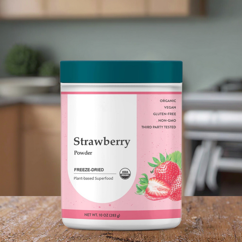 Freeze Dried Strawberry Powder - Wholesale High Quality Factory Supply Bulk Superfood