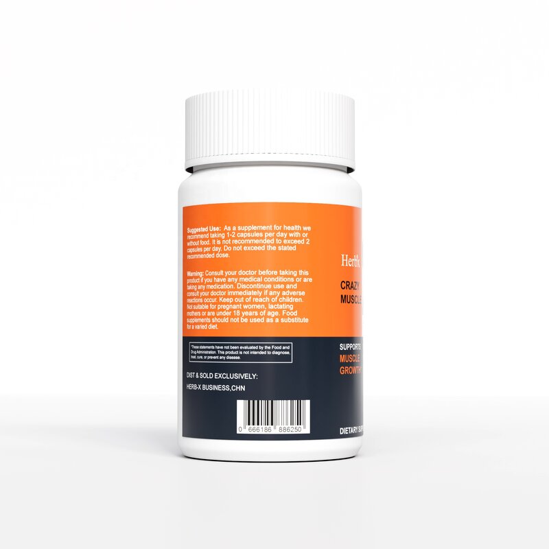 Pre Workout Enlargement Capsules - OEM Creatine HCL Monohydrate Man Power Energy Private Label