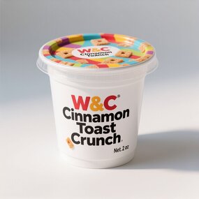 Cinnamon Toast Crunch Cups - Low MOQ 2oz 12 Pack Whole Grain On-the-Go Breakfast