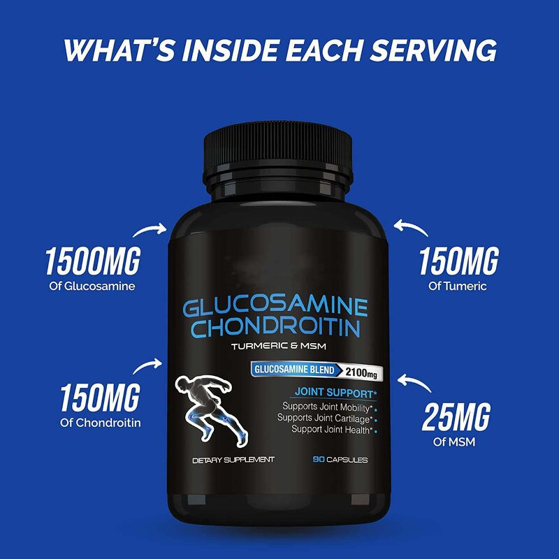 Amino Acid Chondroitin Capsules - OEM Turmeric Bone Growth Support Supplement