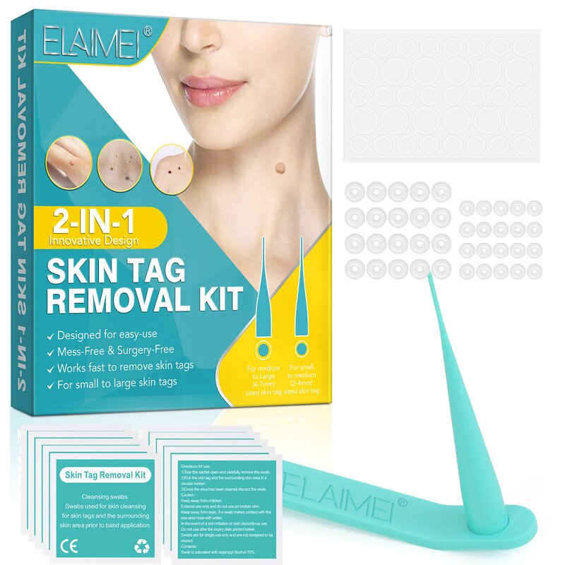 Skin Tag Removal Kit - Home Use Herbal Mole Wart Remover Adult Skin Care
