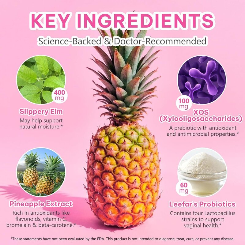 Pineapple Probiotic Gummies - Factory Direct Adult Pregnant Women Cross-Border