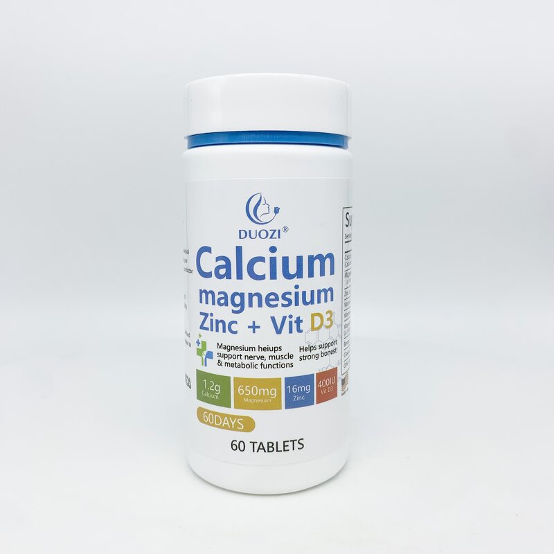 Calcium Magnesium Zinc Tablets - OEM/ODM Chewable Bone Strength Healthcare