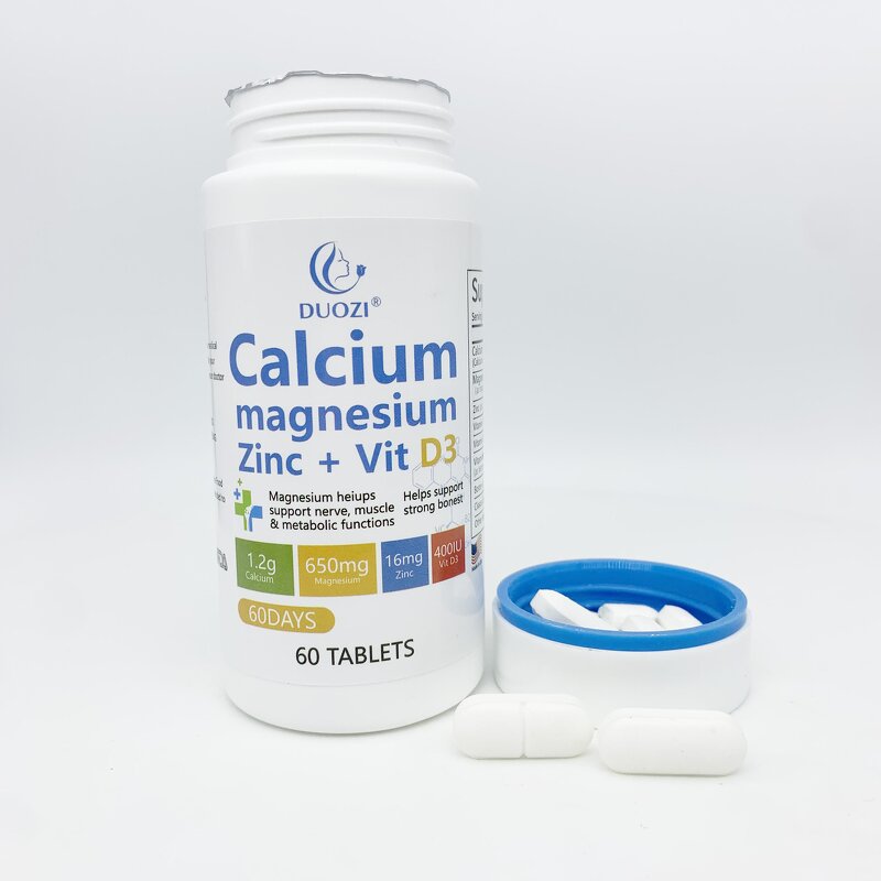 Calcium Magnesium Zinc Tablets - OEM/ODM Chewable Bone Strength Healthcare