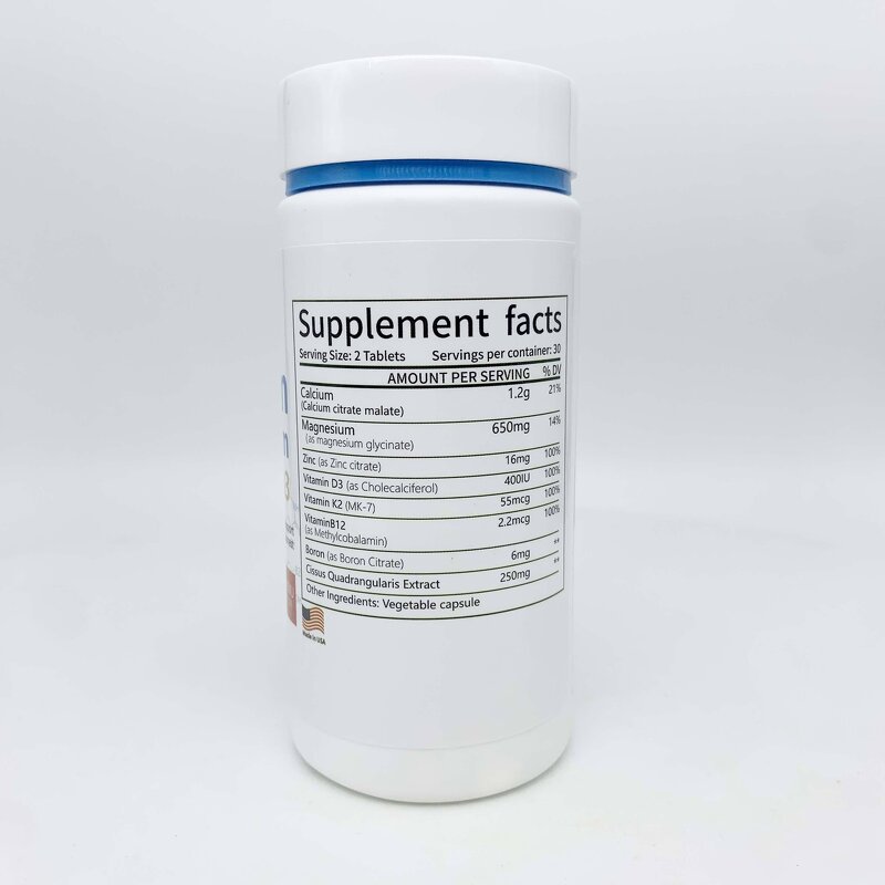 Calcium Magnesium Zinc Tablets - OEM/ODM Chewable Bone Strength Healthcare