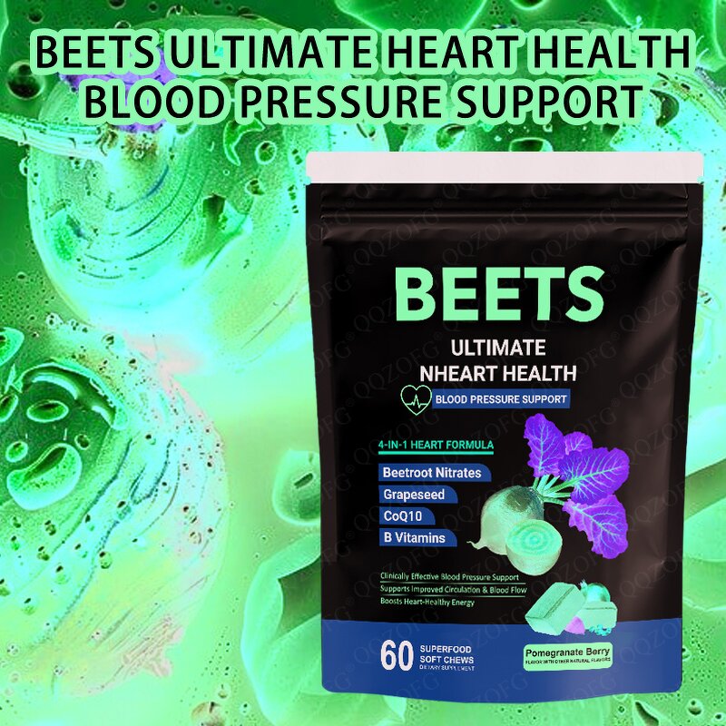 Nitrohydrochloric Acid Gummies - Sweet Veggie Root COQ10 Grape Seed Vitamin