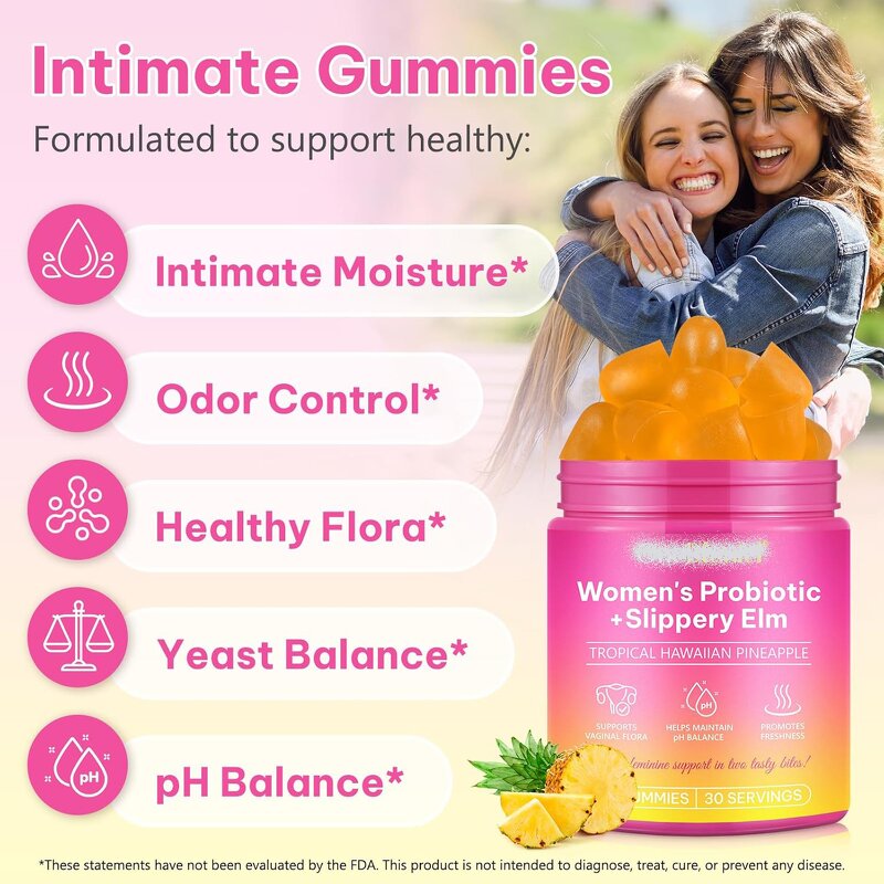 Pineapple Probiotic Gummies - Factory Direct Adult Pregnant Women Cross-Border