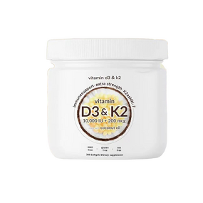 Vitamin D3 K2 Softgels - OEM 10000iu Coconut Oil Immune Support Supplement