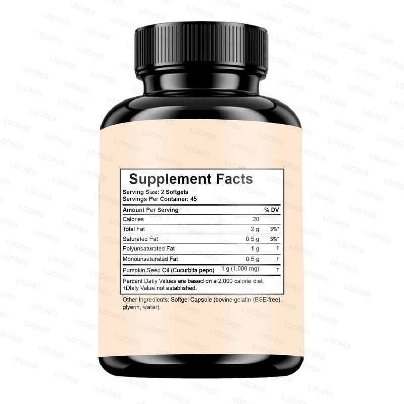 Pumpkin Seed Oil Softgels - OEM Adult Factory Wholesale Custom Capsule