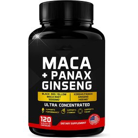 Macax Ginseng Capsules - OEM Korean Red Panax Immunity Energy Sports Nutrition
