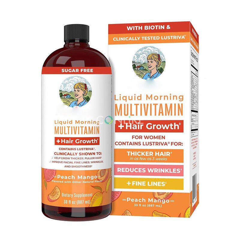 Female Hair Growth Liquid - OEM Multivitamin Adult Teen Not for Newborns