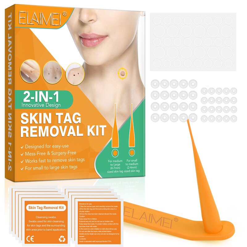 Skin Tag Removal Kit - Home Use Herbal Mole Wart Remover Adult Skin Care