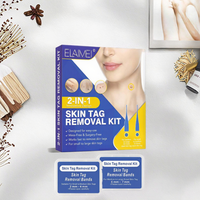 Skin Tag Removal Kit - Home Use Herbal Mole Wart Remover Adult Skin Care
