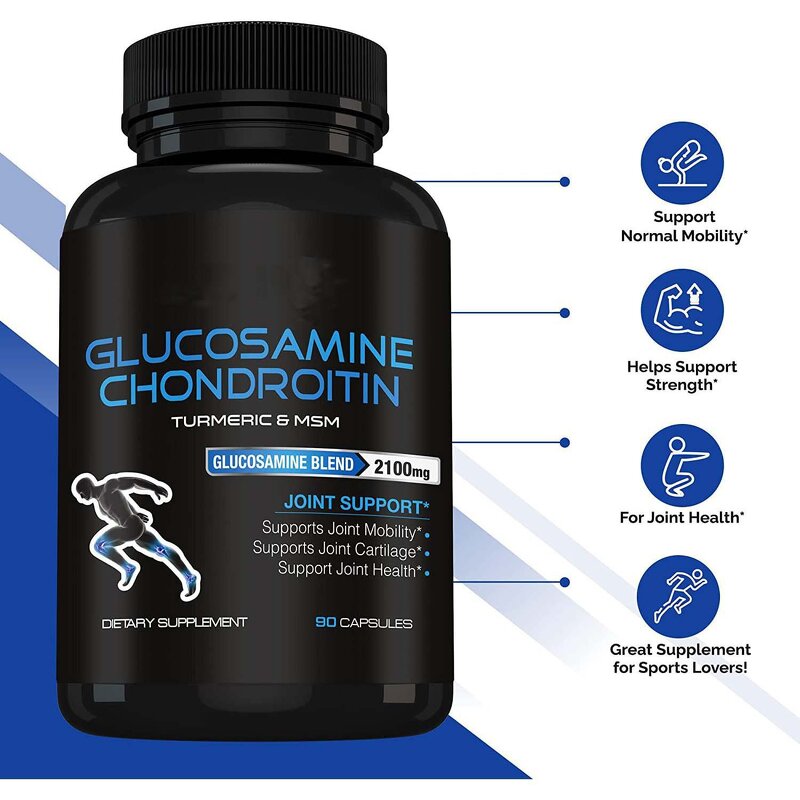 Amino Acid Chondroitin Capsules - OEM Turmeric Bone Growth Support Supplement