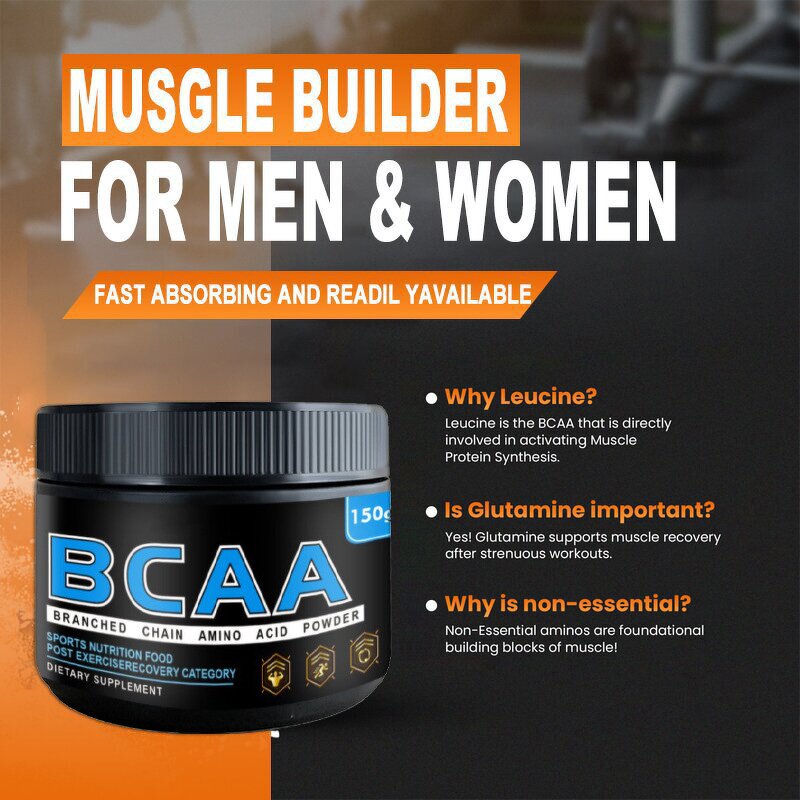 BCAA 2:1:1 Powder - Essential Amino Acids Adult Sports Healthcare Supplement