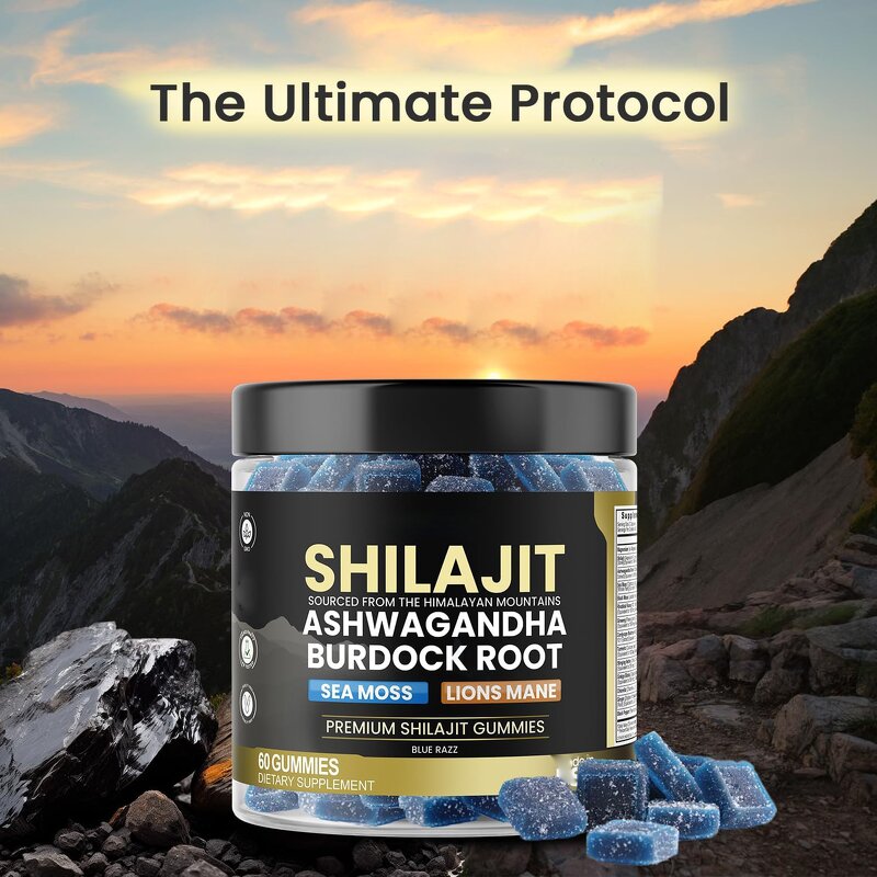 Shilajit Gummies Manufacturer - Organic Pure Himalayan with Ashwagandha & Custom Private Label