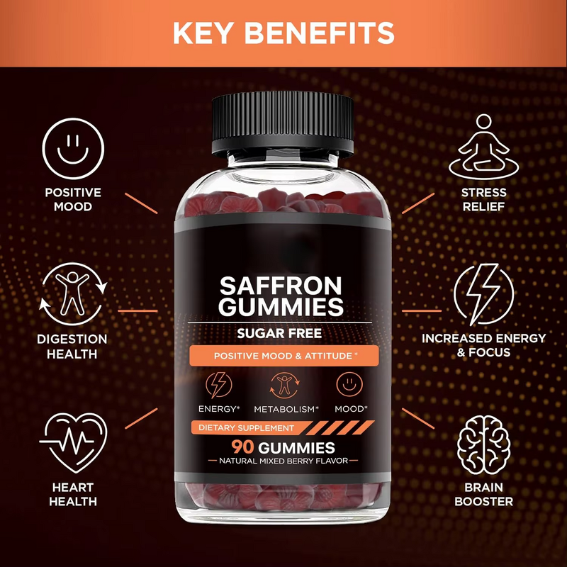 Saffron Extract Gummies Manufacturer - Vitamin Supplement & OEM Private Label