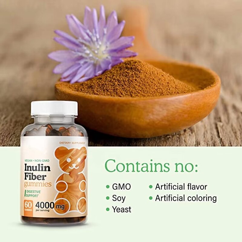 Prebiotic Fiber Gummies Manufacturer - Natural Herbal Inulin Fiber & Wholesale