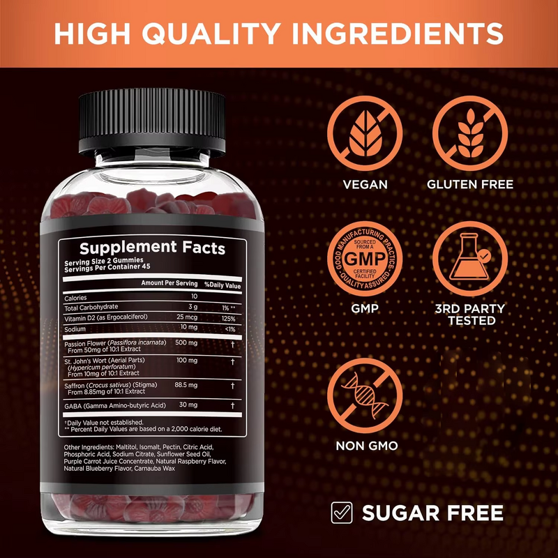 Saffron Extract Gummies Manufacturer - Vitamin Supplement & OEM Private Label