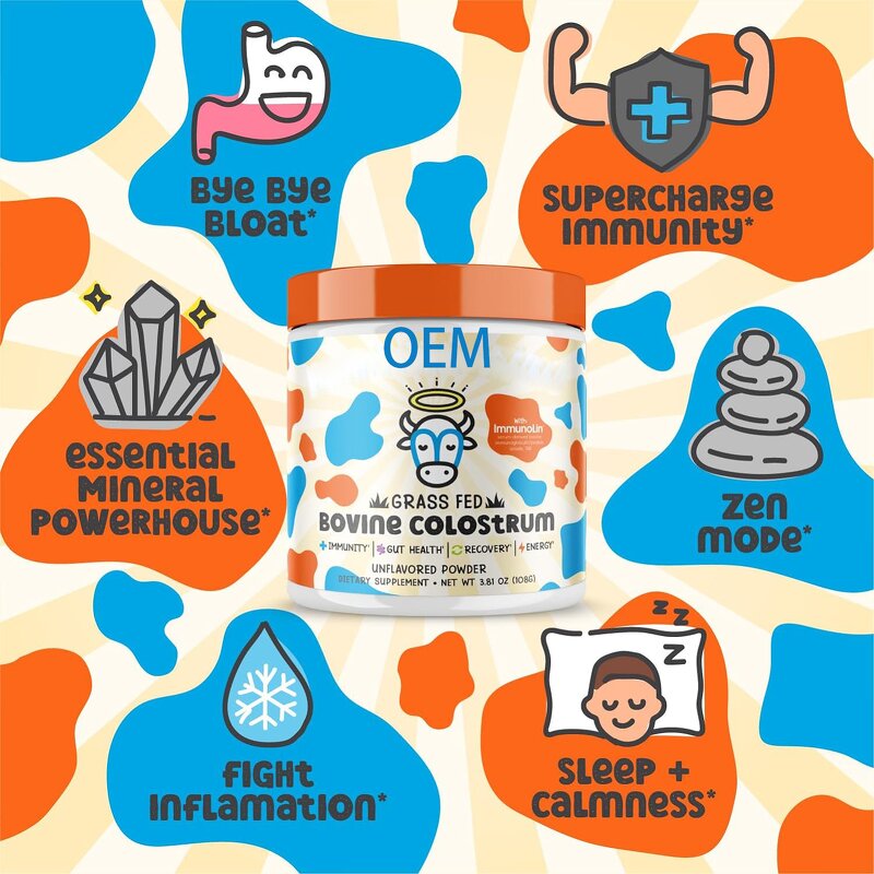 Bovine Colostrum Powder Manufacturer - 45% IGG Supplement & Factory Price OEM/ODM