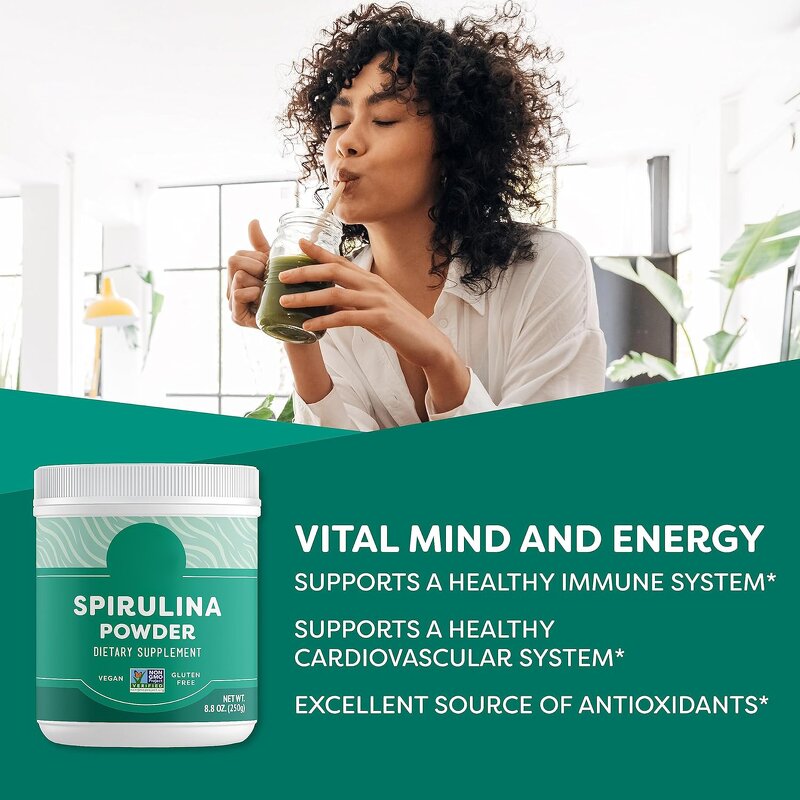 Spirulina Powder Manufacturer - GMP Verified Superfood for Smoothies Juices & Bulk