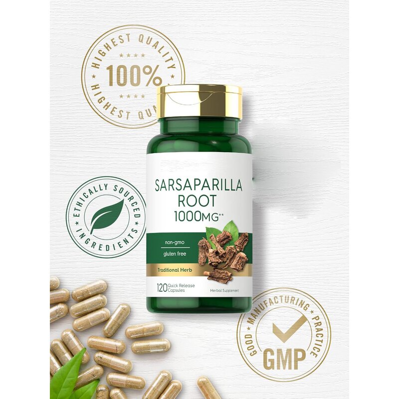 Sarsaparilla Capsule Manufacturer - GMP Gluten-free Organic Root Extract