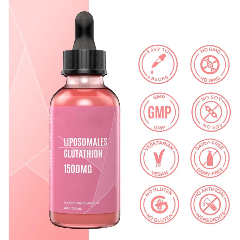 Glutathione Liquid Drops Manufacturer - Liposomal with Vitamin C for Skin Whitening & OEM
