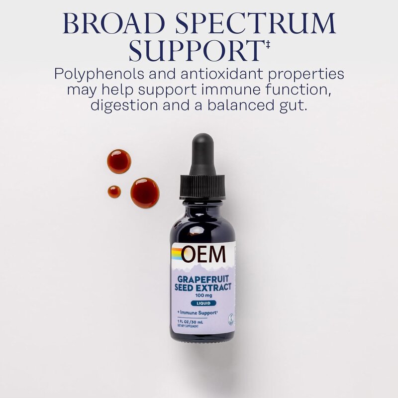 Grapefruit Seed Extract Liquid Drops Manufacturer - for Gut Health Digestion & Immune