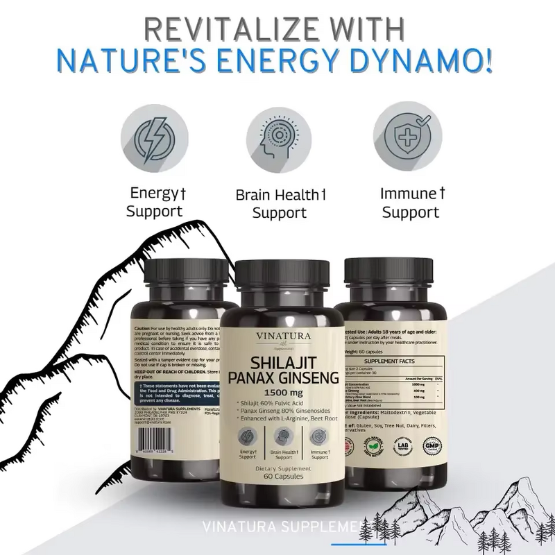 Shilajit Capsule Manufacturer - Gold 16000mg for Men & OEM Private Label