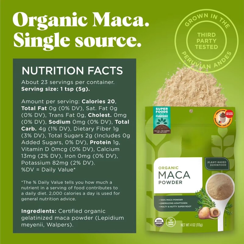 Maca Powder Manufacturer - Organic Red & Black for Women Men & OEM Bulk