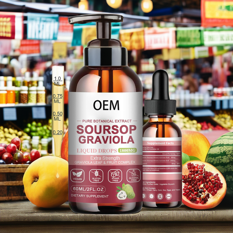 Graviola Liquid Drops Manufacturer - Organic Leaf Extract & OEM Supply