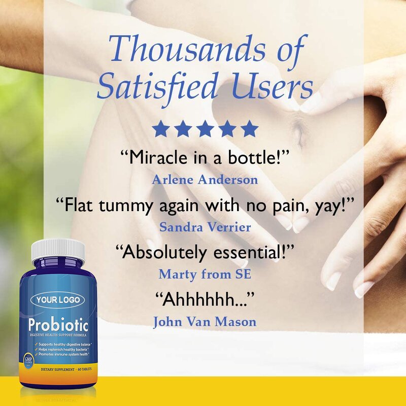 Probiotic Tablets Manufacturer - Lactobacillus with Prebiotics for Digestion & Wholesale