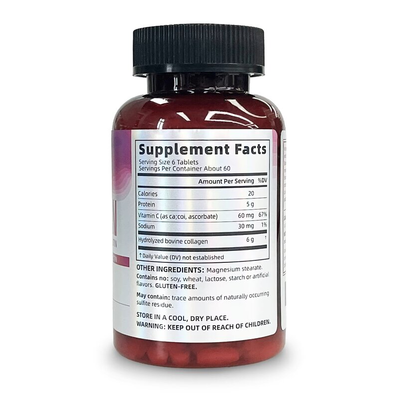 Collagen Peptide Tablets Manufacturer - with Vitamin C Biotin & OEM