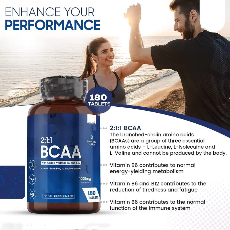 BCAA Tablets Manufacturer - 2:1:1 for Muscle Growth Recovery & Private Label