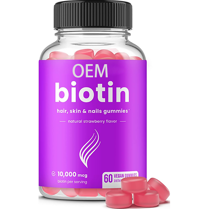 Biotin Gummies Manufacturer - Bear for Healthy Hair Skin Nails for Women & OEM