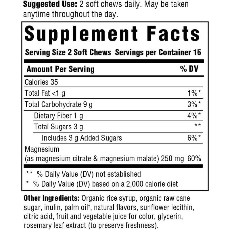 Calcium Magnesium Chewable Manufacturer - Malate Citrate Anhydrous Soft Candy & OEM