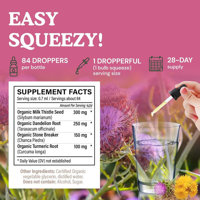 Milk Thistle Liquid Drops Manufacturer - Natural Liver Cleanse for Adults & OEM Best Selling