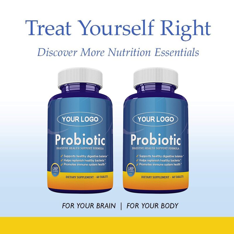 Probiotic Tablets Manufacturer - Lactobacillus with Prebiotics for Digestion & Wholesale