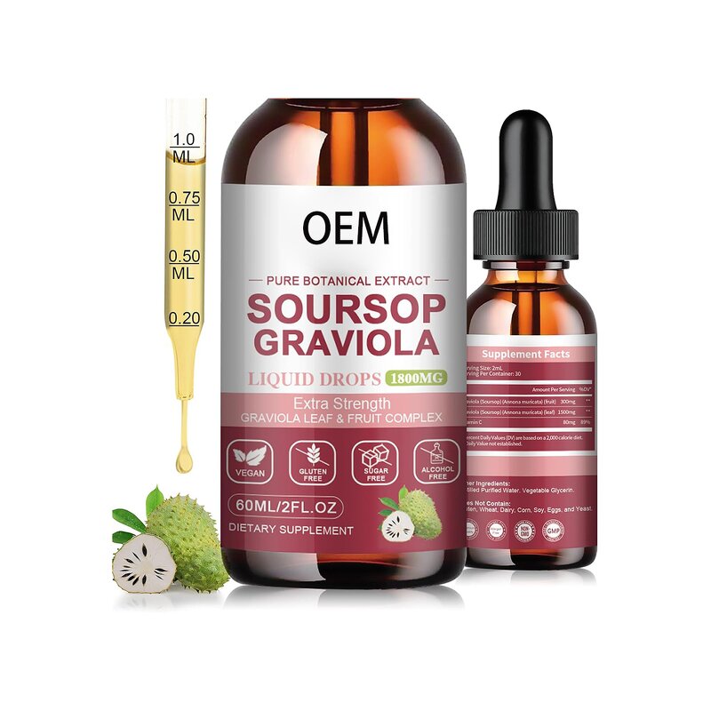 Graviola Liquid Drops Manufacturer - Organic Leaf Extract & OEM Supply