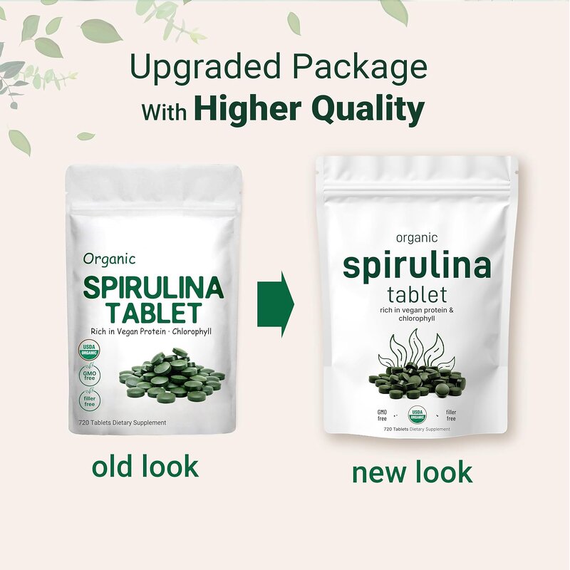 Spirulina Tablets Manufacturer - Organic Blue 3000mg per Serving