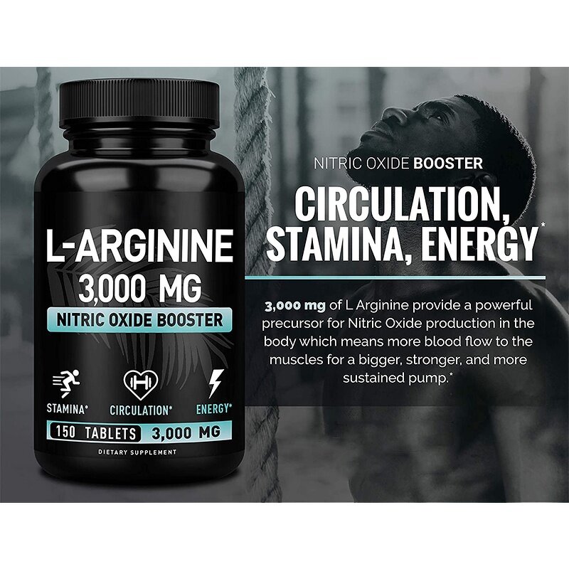 L-Arginine Tablets Manufacturer - 3000mg Supplement & Private Labels