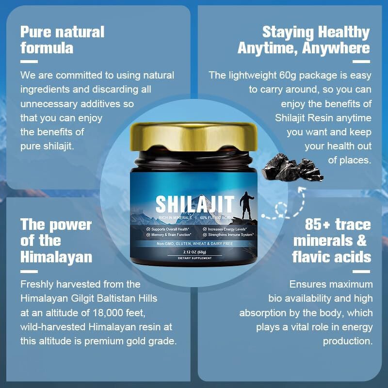 Shilajit Resin Manufacturer - 100% Pure Himalayan Custom Packaging & Private Label