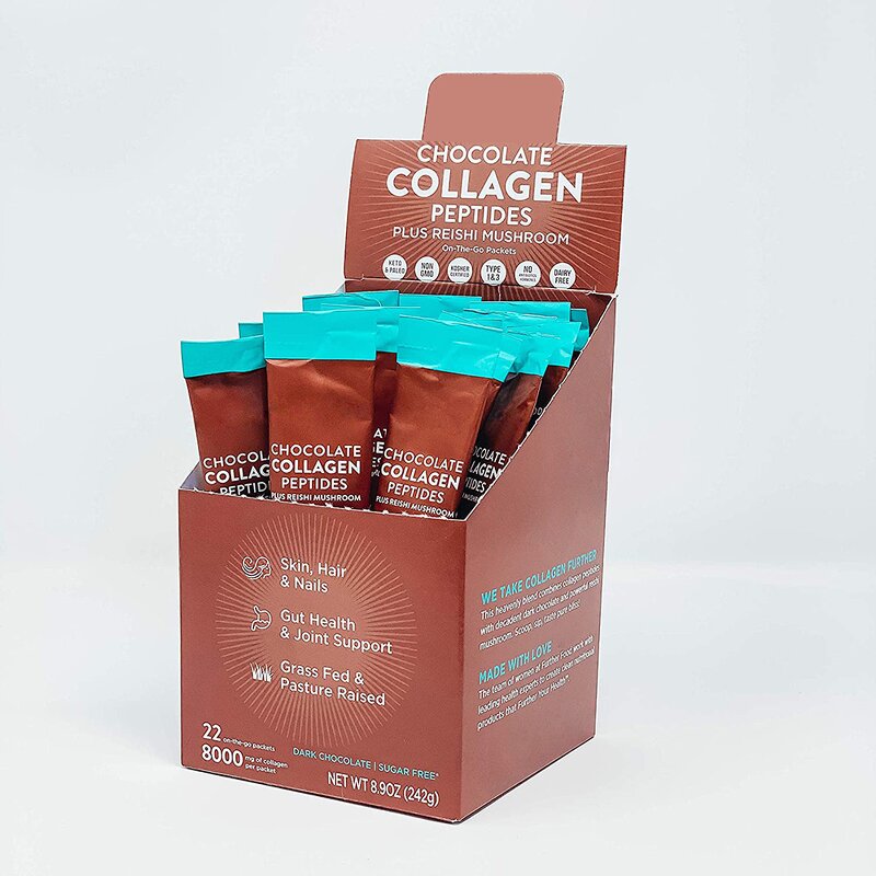 Collagen Powder Drink Manufacturer - Chocolate Sachet with Collagen Peptides & Private Label