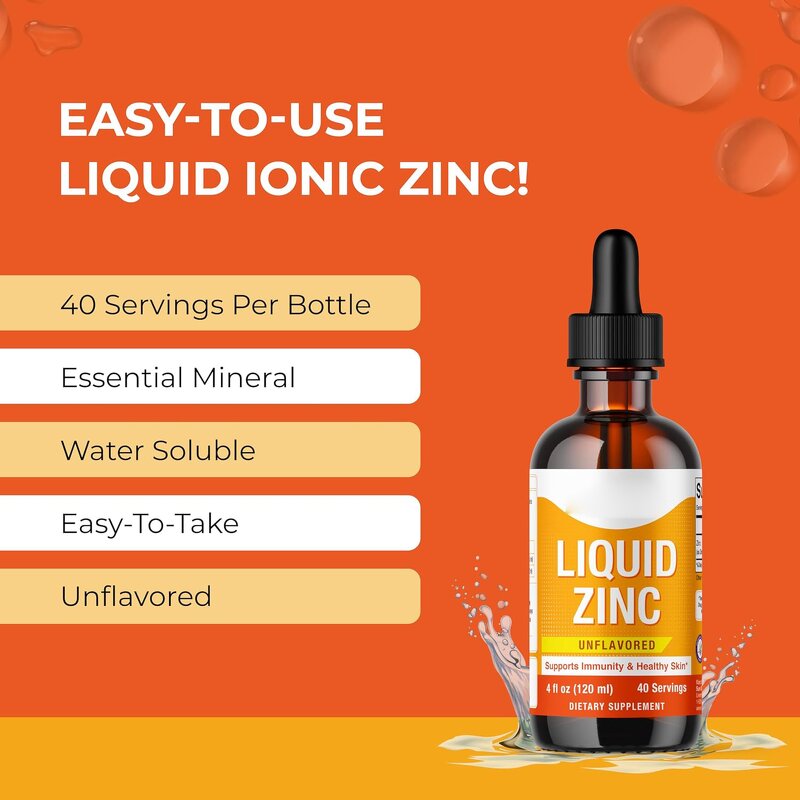 Zinc Drops Manufacturer - GMP Verified for Bones & Skin Care