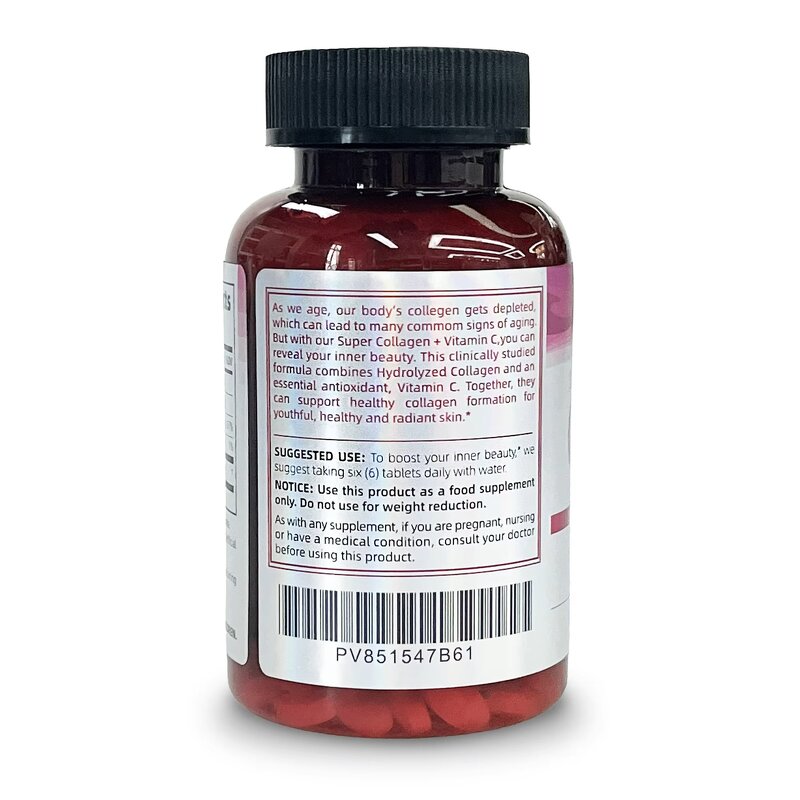 Collagen Peptide Tablets Manufacturer - with Vitamin C Biotin & OEM