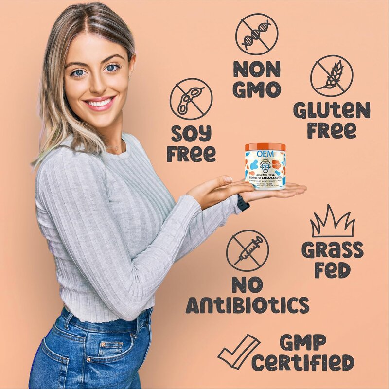 Bovine Colostrum Powder Manufacturer - 45% IGG Supplement & Factory Price OEM/ODM