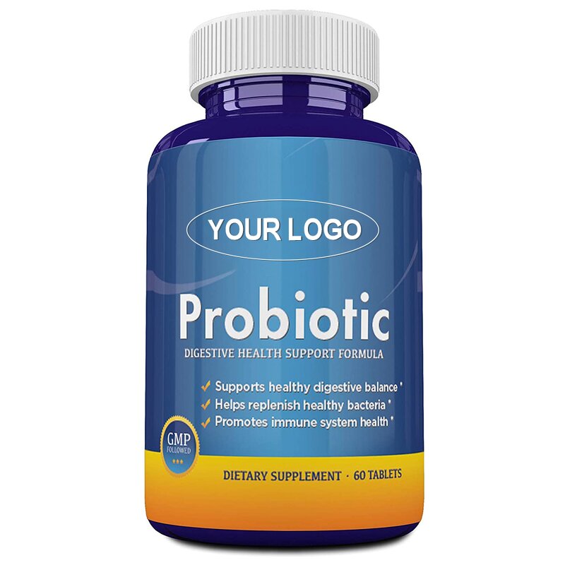 Probiotic Tablets Manufacturer - Lactobacillus with Prebiotics for Digestion & Wholesale