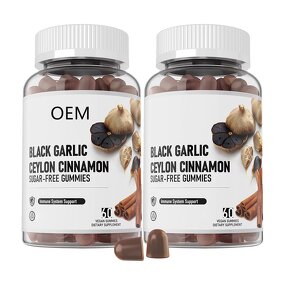 Garlic Gummies Manufacturer - Black Garlic with Ceylon Cinnamon Ashwagandha & Private Label