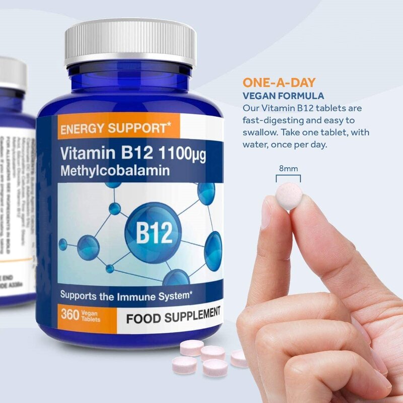 Vitamin B12 Chewable Tablets Manufacturer - 1100mcg Methylcobalamin High Strength & OEM/ODM