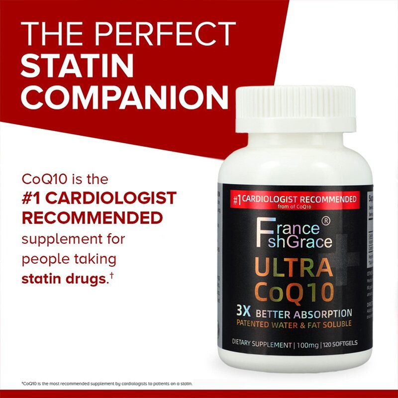 CoQ10 Softgels - 60 Count Ultra Antioxidant Cardiovascular Heart Health